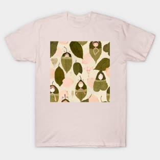 Leaf sleepers pattern T-Shirt